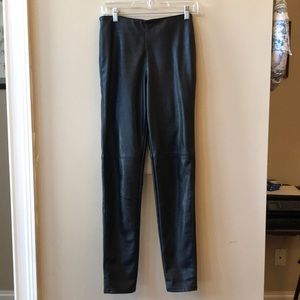 H&M Divided black vegan leather pants